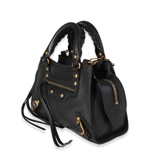 Balenciaga Black Grained Calfskin Neo Classic Nano Bag - Picture 2 of 8